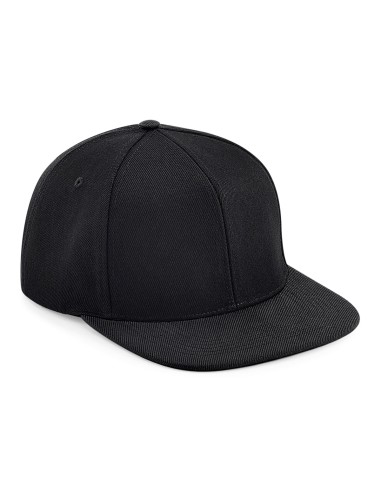 BEE-B661-Original Flat Peak 6 Panel Snapback Cap